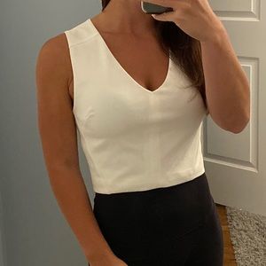 Dynamite White Crop Top